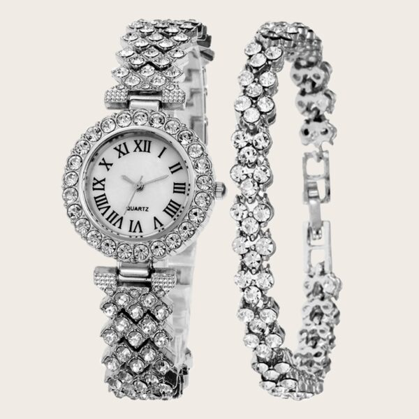 Averra Diamond Dial – Waterproof Quartz Watch for Women - Image 2