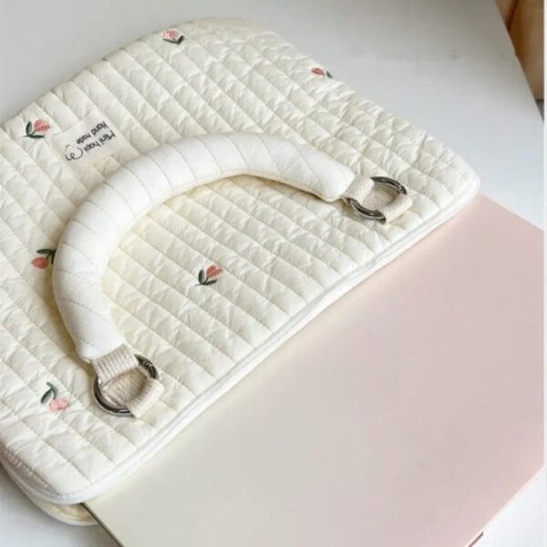 Mini Hapi Handmade Handbag – Quilted Pure Cotton Everyday Bag - Image 4