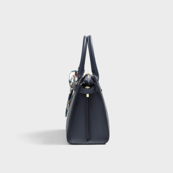 Urban Elegance Tote – Large Capacity Cowhide Mom Bag with Smart Pockets - Image 6