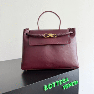 BV Ciao Ciao Medium Top Handle Bag Burgundy - Original Quality