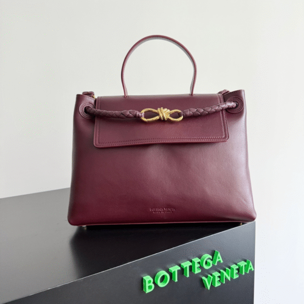 BV Ciao Ciao Medium Top Handle Bag Burgundy - Original Quality
