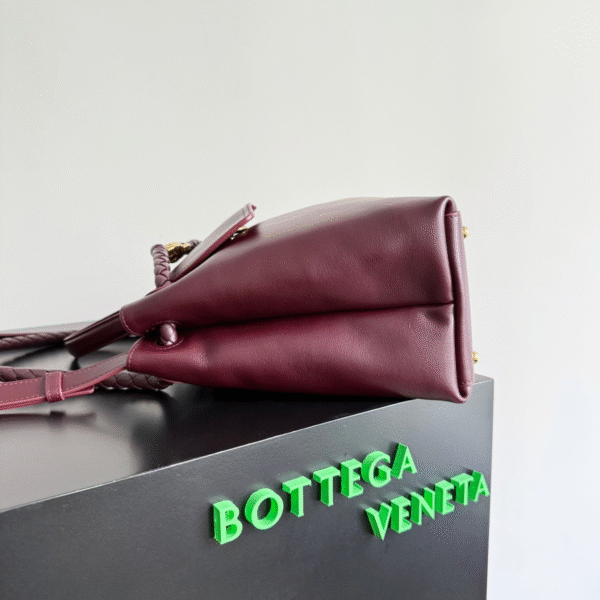 BV Ciao Ciao Medium Top Handle Bag Burgundy - Original Quality - Image 3