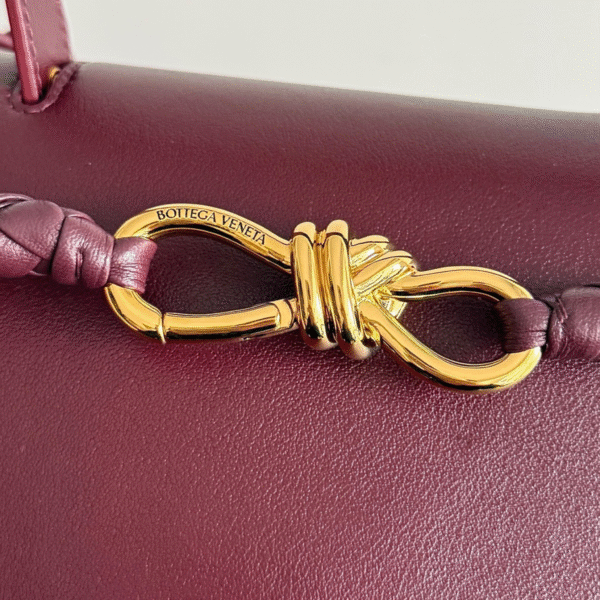 BV Ciao Ciao Medium Top Handle Bag Burgundy - Original Quality - Image 5