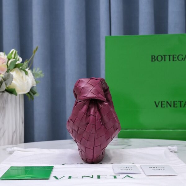 Bottega Veneta Mini Jodie Burgundy - Original Quality - Image 3