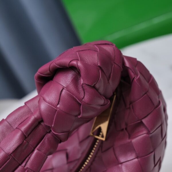 Bottega Veneta Mini Jodie Burgundy - Original Quality - Image 5