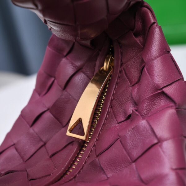Bottega Veneta Mini Jodie Burgundy - Original Quality - Image 6