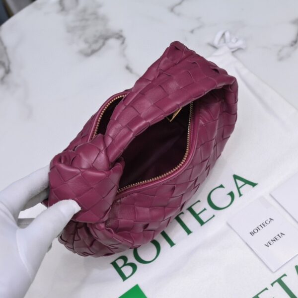 Bottega Veneta Mini Jodie Burgundy - Original Quality - Image 7
