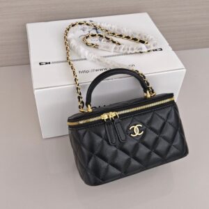 Chanel 21A Top Handle Vanity with Chain Bag - Original Quality