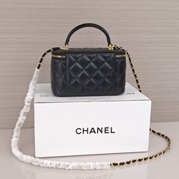 Chanel 21A Top Handle Vanity with Chain Bag - Original Quality - Image 3