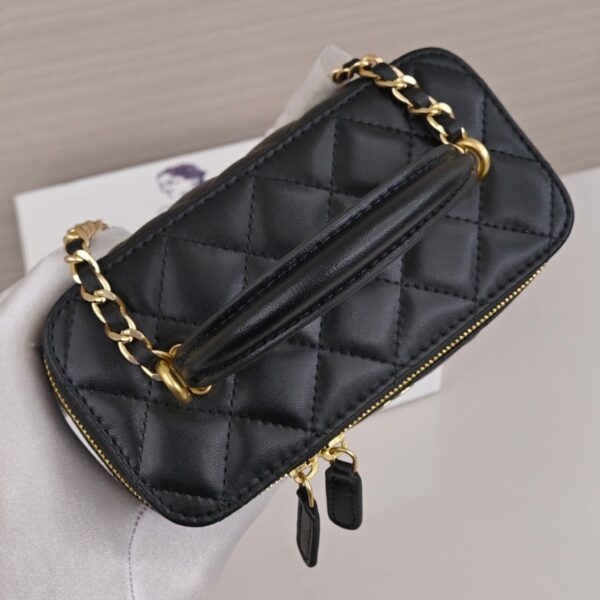 Chanel 21A Top Handle Vanity with Chain Bag - Original Quality - Image 7