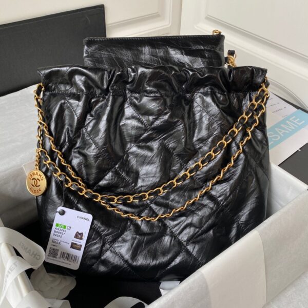 Chanel 22 Small Bag Black - Original Quality - Image 2
