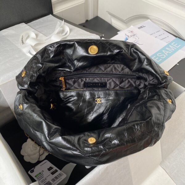 Chanel 22 Small Bag Black - Original Quality - Image 6