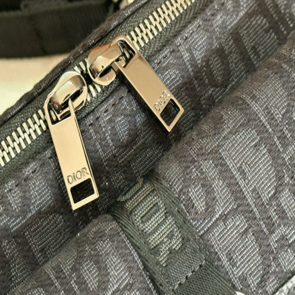 Dior 8 Belt Bag Black Dior Oblique Jacquard - Original Quality - Image 6