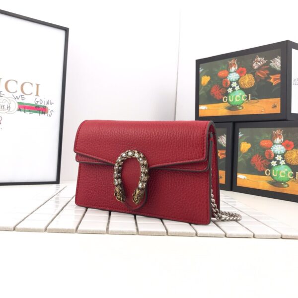 Gucci Dionysus Super Mini Red Leather - Original Quality - Image 2