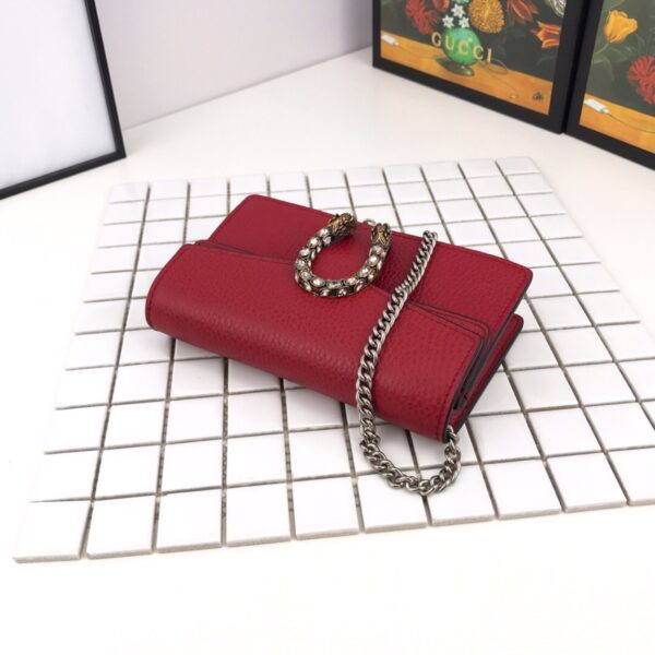 Gucci Dionysus Super Mini Red Leather - Original Quality - Image 4