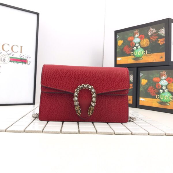 Gucci Dionysus Super Mini Red Leather - Original Quality