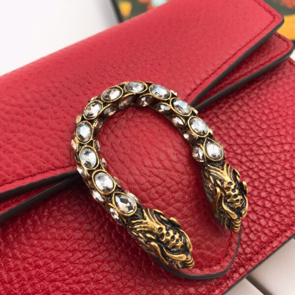 Gucci Dionysus Super Mini Red Leather - Original Quality - Image 7