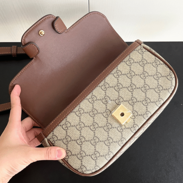 Gucci Horsebit 1955 Small Top Handle Bag - Original Quality - Image 5