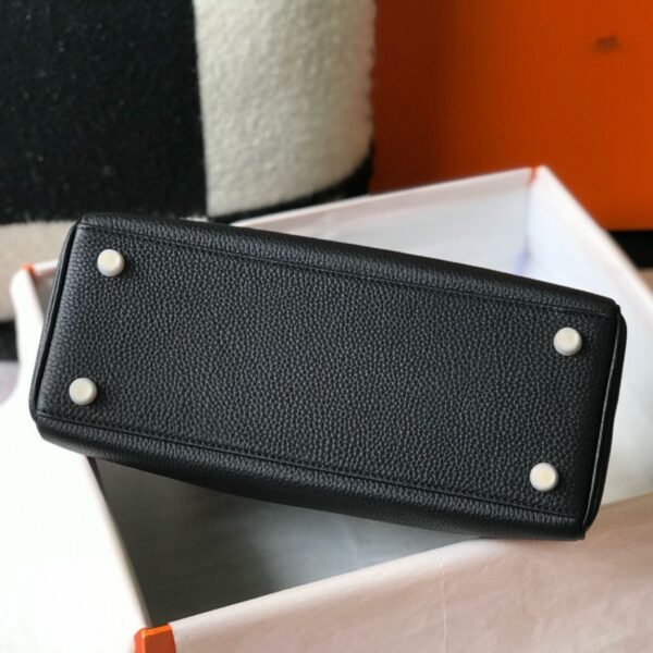 Hermes Kelly 25 Noir Togo with Gold Hardware - Original Quality - Image 4