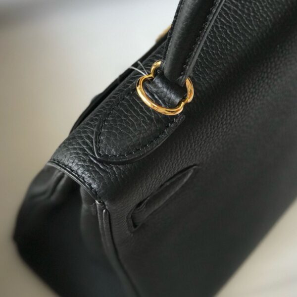 Hermes Kelly 25 Noir Togo with Gold Hardware - Original Quality - Image 5