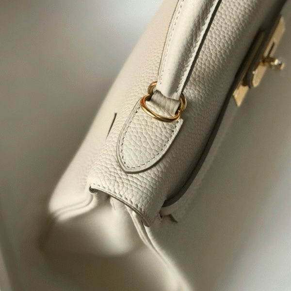 Hermes Kelly 25 Sellier Craie Togo GHW - Original Quality - Image 3