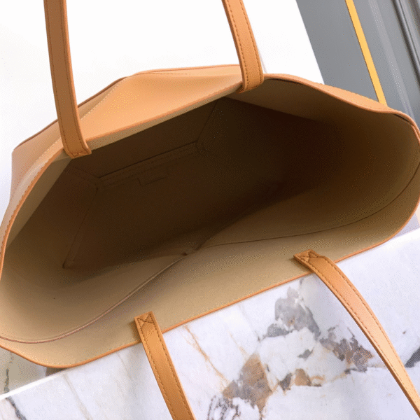 Loewe Medium Puzzle Fold Tote in Shiny Calfskin Warm Desert - Original Quality - Image 8