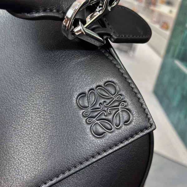 Loewe Small Puzzle Edge Bag Black Calfskin - Original Quality - Image 6