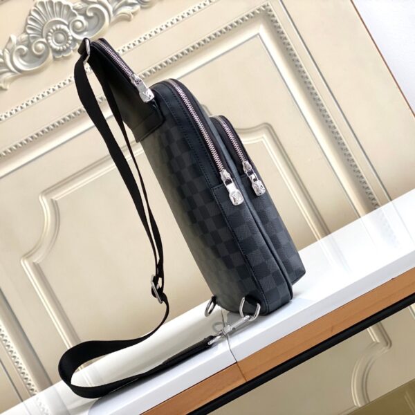 LV Avenue Slingbag Damier Graphite Canvas - Original Quality - Image 3