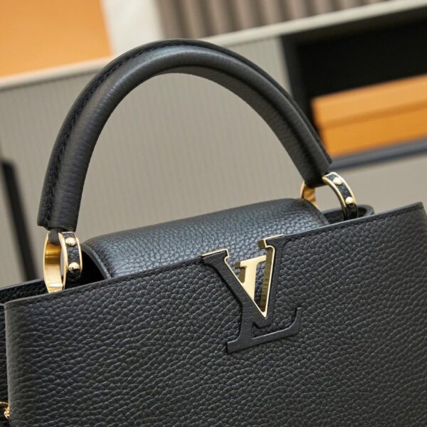 LV Capucines MM Black - Original Quality - Image 5