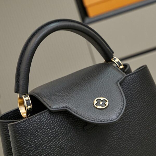 LV Capucines MM Black - Original Quality - Image 6