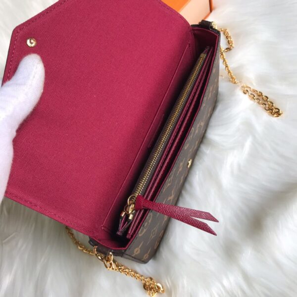 LV Pochette Félicie Monogram Canvas - Original Quality - Image 4
