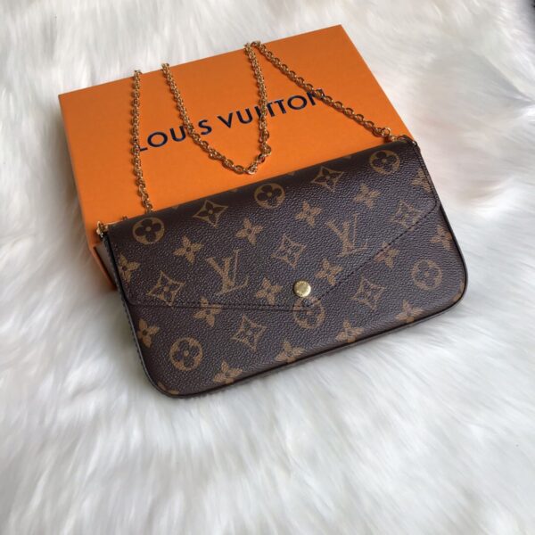 LV Pochette Félicie Monogram Canvas - Original Quality