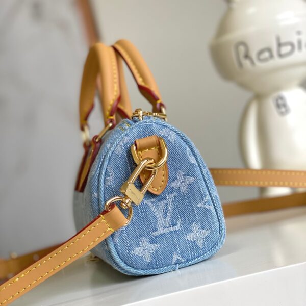 LV Nano Speedy Sky Denim Blue - Original Quality - Image 3