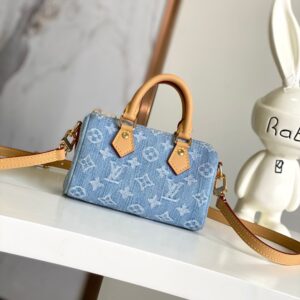 LV Nano Speedy Sky Denim Blue - Original Quality