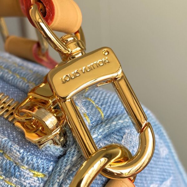 LV Nano Speedy Sky Denim Blue - Original Quality - Image 7