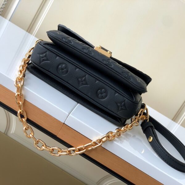 LV Pochette Metis East West Black - Original Quality - Image 4