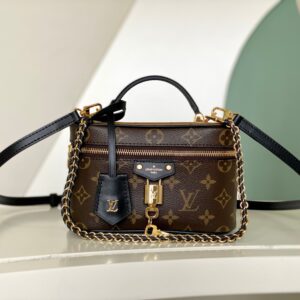 LV Vanity Chain Pouch Monogram Reverse Canvas - Original Quality
