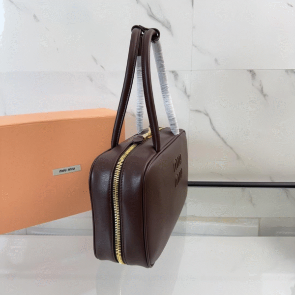 Miu Miu Beau Leather Top Handle Bag - Original Quality - Image 3