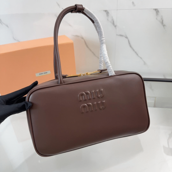 Miu Miu Beau Leather Top Handle Bag - Original Quality - Image 6