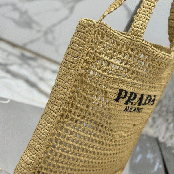 Prada Crochet Tote Bag - Original Quality - Image 3