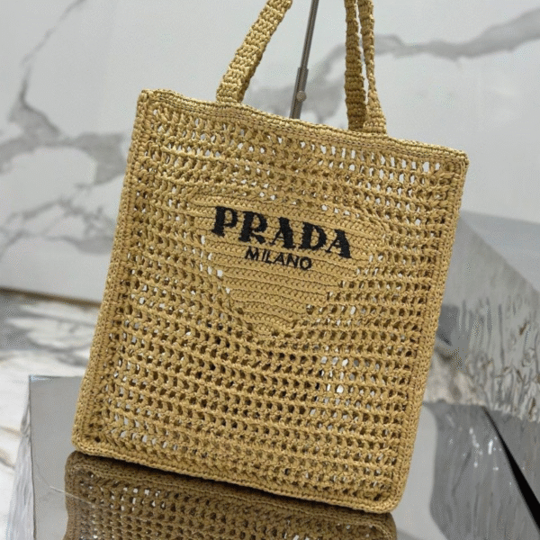 Prada Crochet Tote Bag - Original Quality - Image 5