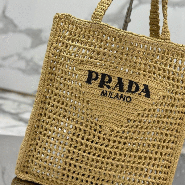 Prada Crochet Tote Bag - Original Quality - Image 4