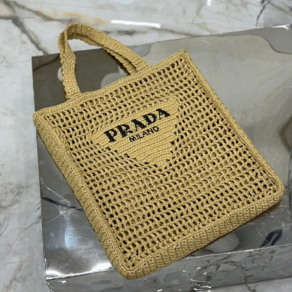 Prada Crochet Tote Bag - Original Quality - Image 7