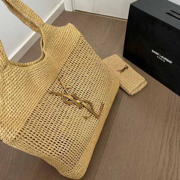 Saint Laurent Icare in Raffia  - Original Quality - Image 3