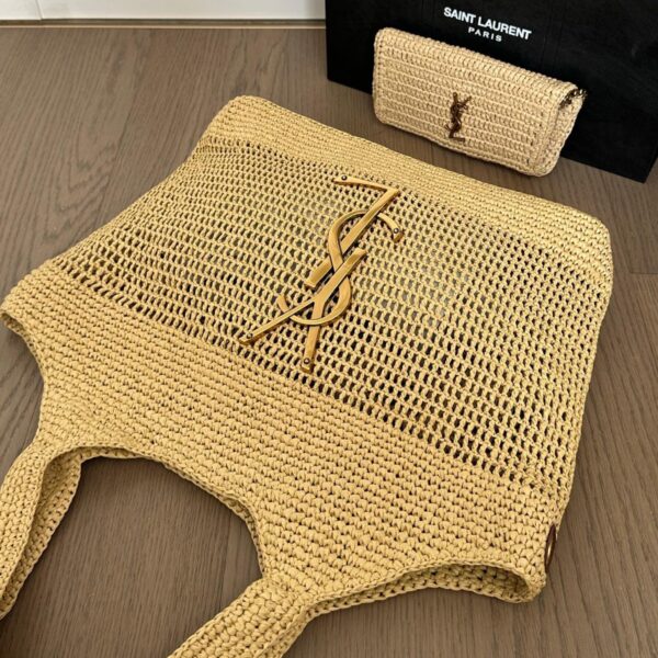 Saint Laurent Icare in Raffia  - Original Quality - Image 6