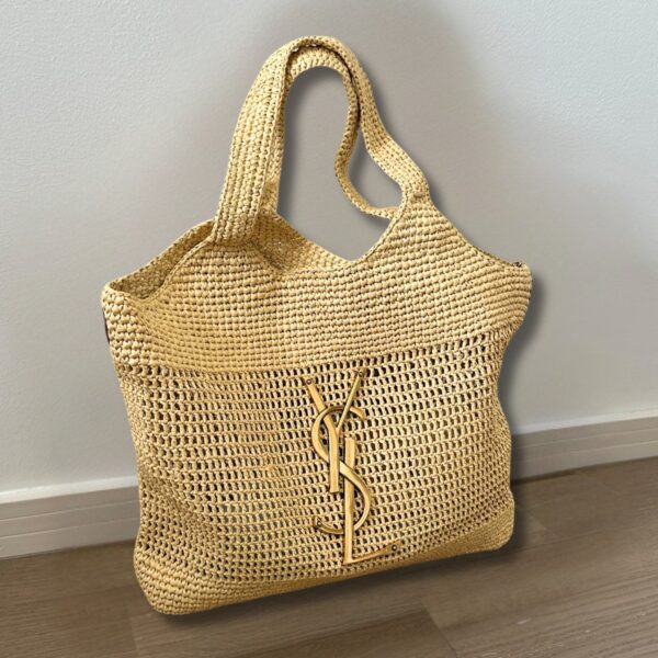 Saint Laurent Icare in Raffia  - Original Quality