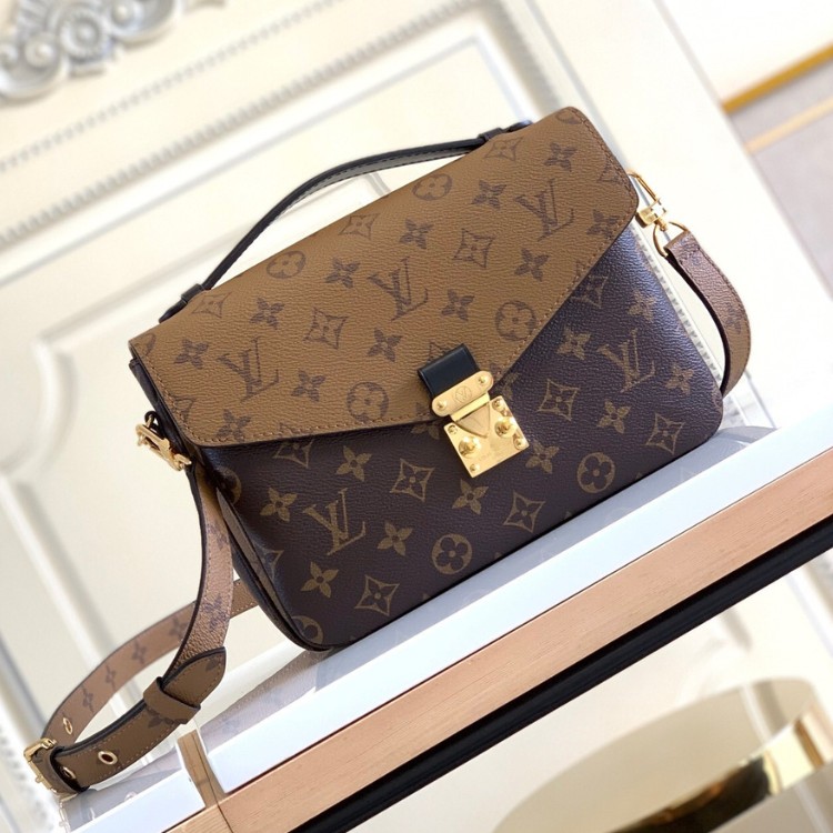 4. Louis Vuitton Pochette Métis Monogram Reverse