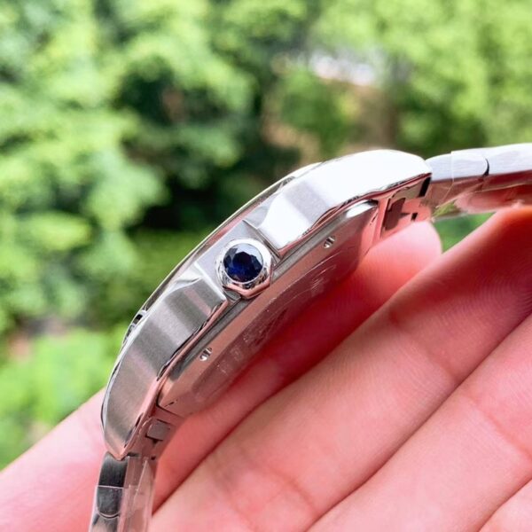 Cartier Santos De Cartier Watch Large Blue Dial - Image 5