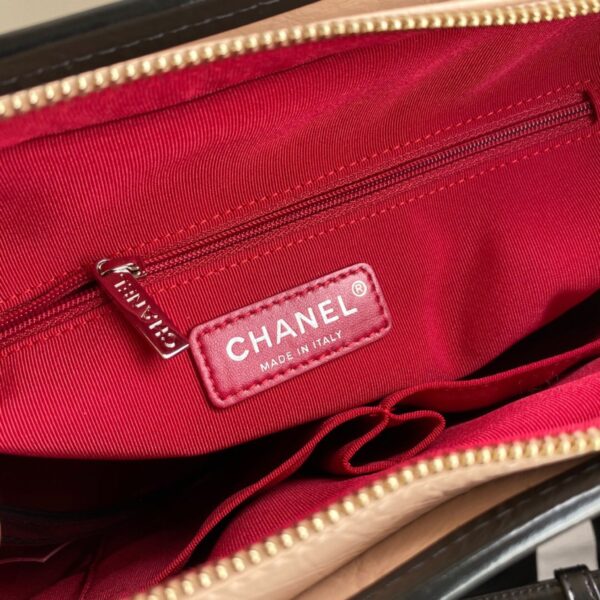 Chanel Gabrielle Hobo Bag Large Beige & Black - Original Quality - Image 9