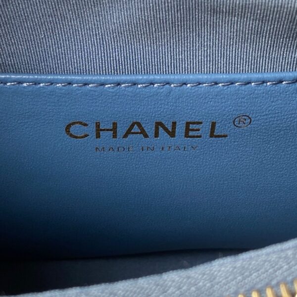 Chanel 23K Hobo Blue Large Bag Aged Calfskin  - Original Quality - Image 9